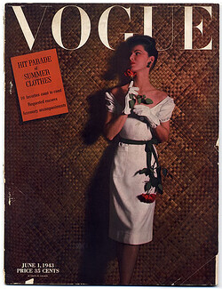 Vogue USA 1943 June, Lord And Taylor, John Rawlings, Gala Dali, Ziegfeld Follies of 1943