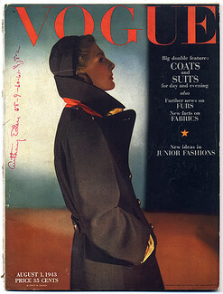 Vogue USA 1943 August, Photo Horst, Eric (Carl Erickson), 96 pages