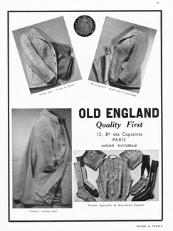Old England 1937 Men's Clothing