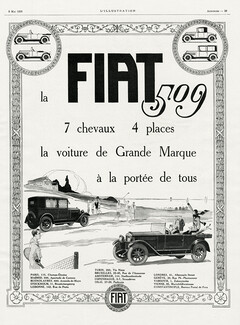 Fiat (Cars) 1926 Fiat 509, Golf