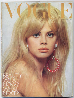 UK Vogue British Magazine 1966 June, Britt Ekland, David Bailey, Kutchinsky, 170 pages