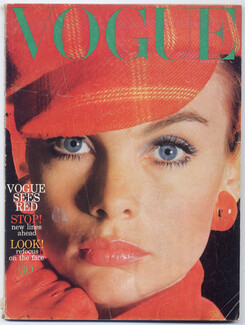 UK Vogue British Magazine 1966 August, Photo Norman Parkinson, 116 pages