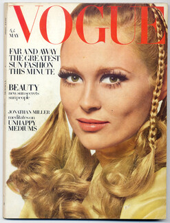 UK Vogue British Magazine 1968 May, Faye Dunaway, Jerry Schartzberg, 152 pages