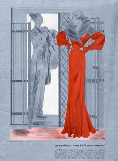 Jacques Demachy 1932 Madeleine Vionnet, Evening Coat