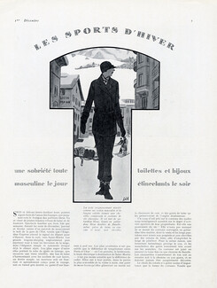 Les Sports d'Hiver, 1926 - Lee Creelman Erickson Winter Sports, 4 pages