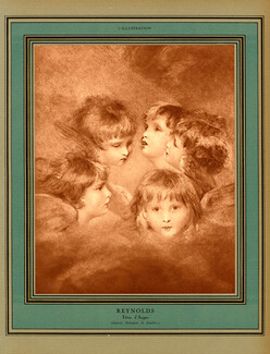 J. Reynolds 1921 "Têtes d'Anges", Angels