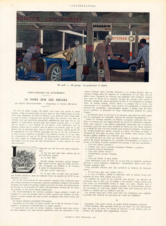 Le Pont sur les Siècles, 1926 - Pierre Mourgue Paris-Poitiers en Automobile, Text by Henry Kistemaeckers, 4 pages