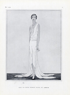 Jeanne Lanvin 1929 Evening Gown, Douglas Pollard