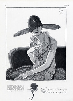 Caroline Reboux 1925 Capeline, Porter Woodruff