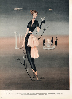 Pierre Balmain 1948 Dress, Barlier