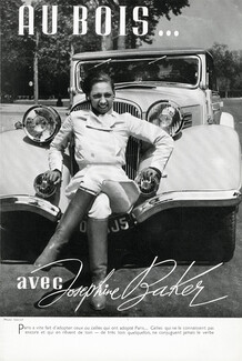 Au Bois... avec Josephine Baker, 1935 - Photos Steiner, Texte par Jean-Pierre Dorian, 3 pages