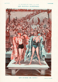 Armand Vallée 1931 Les Petites Intrépides, Bathing Beauties, Swimmer