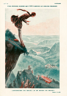 Armand Vallee 1930 "Une petite femme qui vous donne le frisson", Mountaineering