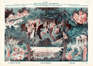 Armand Vallée 1930 Banlieues d'Amour, Bougival, Varenne, Meudon, Fortifs, Trianon