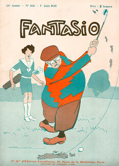 Roubille 1930 Golfer, Fantasio Cover