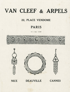 Van Cleef & Arpels 1923 Bracelet, Earrings, Brooch, Art Deco style