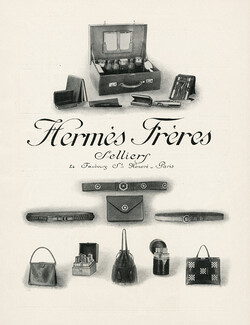 Hermès Frères 1924 Luggage, Handbags, Toiletries Bag, Belts