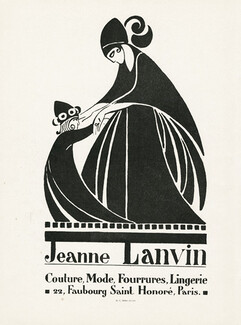 Jeanne Lanvin 1923 Paul Iribe