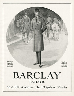 Barclay (Men's Clothing) 1924 Tailor
