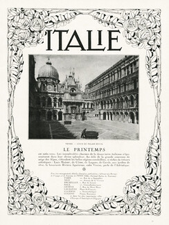Italie (Italia) 1924 Venice, Palais Ducal