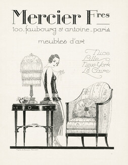 Mercier Frères 1924 Meubles d'Art