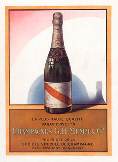 Mumm (Champain) 1921 Cordon Rouge, Champagne