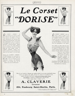 A.Claverie (Corsetmaker) 1909 "Phryné"