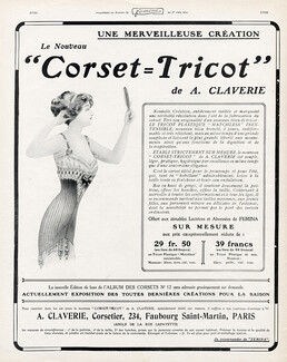 Claverie (Corsetmaker) 1910 "Corset-Tricot"