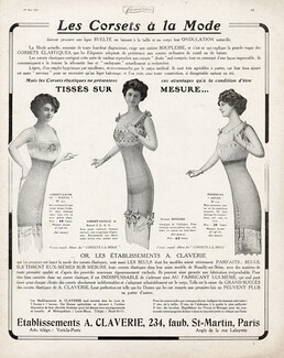 Claverie (Corsetmaker) 1913 Corsets