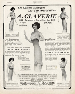 Claverie (Corsetmaker) 1913 Corsets