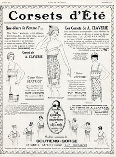 Claverie (Corsetmaker) 1922 Corsets d'Eté