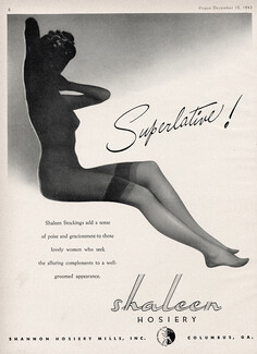 Shaleen (Hosiery, Stockings) 1943 Superlative