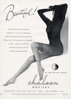 Shaleen (Hosiery, Stockings) 1943 Beautiful