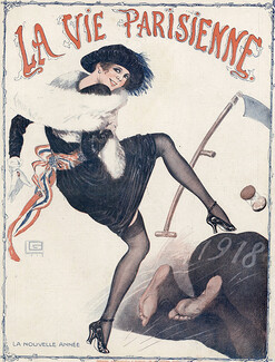 Léonnec 1919 ''La Nouvelle Année'' stockings