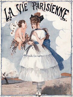 Léonnec 1919 ''Papillon blanc, beau temps'' Angel