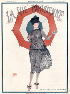 Léonnec 1917 ''Un En-Tout-Cas de Saison'' Umbrella