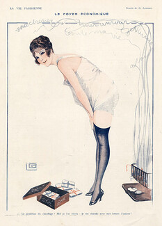 Léonnec 1917 ''Le foyer économique'' stockings, babydoll