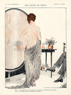 Léonnec 1917 ''Une action de grace'' nude