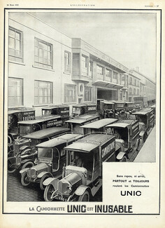 Unic (Cars) 1925 Factory Truck, Van