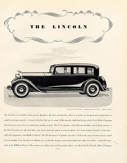 Lincoln 1932