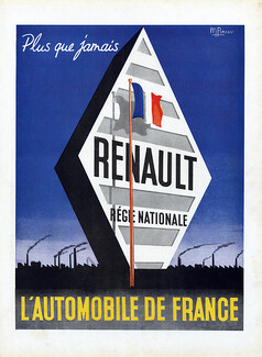 Renault 1952 L'Automobile de France, M. Pineau