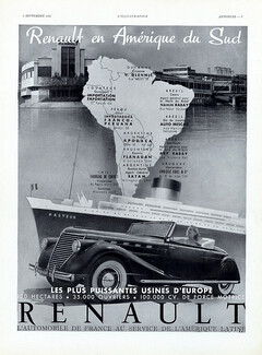 Renault 1939 Transatlantic Liner Pasteur, South America