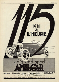 Amilcar 1925 Sport Racing Driver