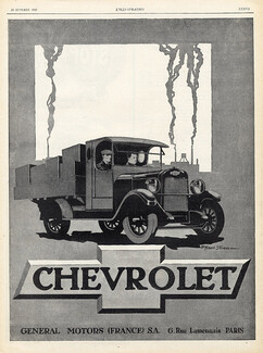 Chevrolet 1926 Sterne Stevens Truck, Van