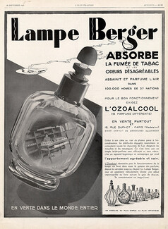 Lampe Berger 1929