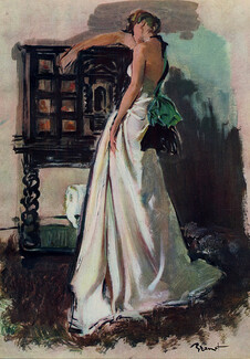 Brénot 1945 Evening gown