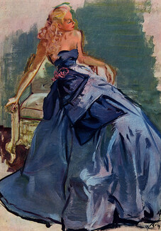Brénot 1945 Evening gown