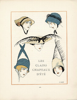 Gazette du Bon Ton 1914 Hats Gosé