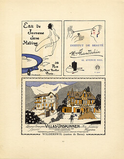 Villas Unspunnen & Jane Hading 1914 Fromenti