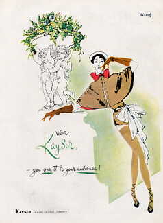 Kayser (Hosiery, Stockings) 1951 Saul Bolasni